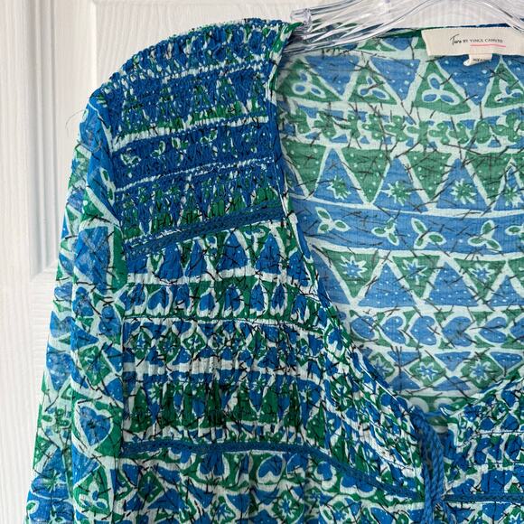 Two by Vince Camuto Women's Sheer Long Sleeve Top Size Large. - Picture 6 of 14